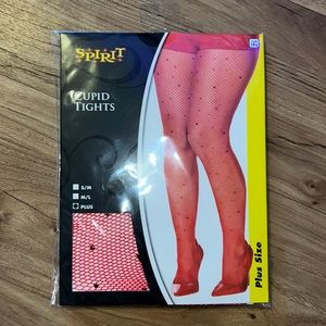 red tights with hearts